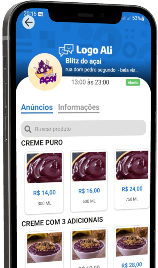 Imagem catalogo do aplicativo